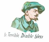  1914-1918 Dessin Le Terrible diable bleu Drawing Terrible blue devil.jpg 